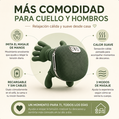 Masajeador de cuello y hombros Lamix